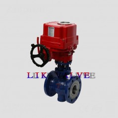 進(jìn)口電動(dòng)防爆V型球閥-紙漿、礦漿V型切斷球閥